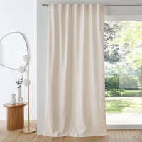 Штора С потайными патами из рифленого велюра Olavi 350 x 135 см бежевый LA REDOUTE INTERIEURS  фото, kupilegko.ru